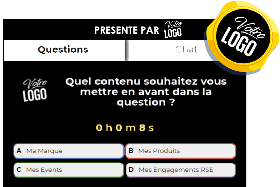 question and badges illustration